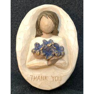 Willow Tree Susan‎ Lordi "Thank You" Keepsake Box 2005 Trinket Box